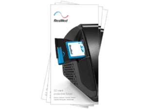 SD card protective folder ResMed